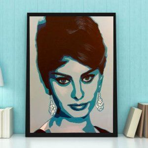 Sophia Loren Painting